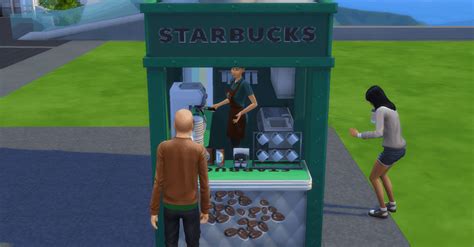 Starbucks To Go Mod Sims 4 Mod Mod For Sims 4