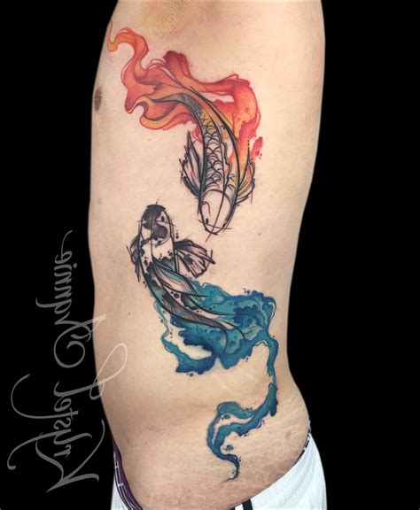 Watercolor Koi Tattoo At Explore Collection Of