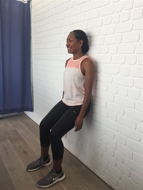 Wall Squat Stafford Physiotherapy And Pilates