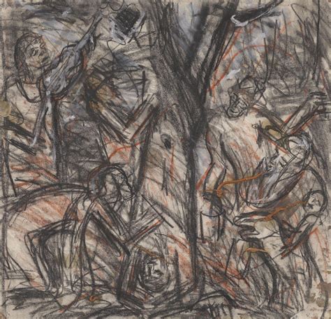 From Titian The Flaying Of Marsyas By Leon Kossoff Artsalon