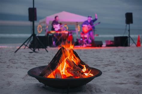 Bonfire Party On The Beach