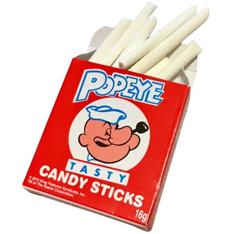 Popeye Candy Sticks Candy Funhouse