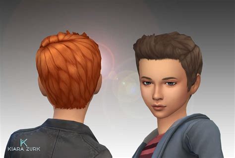 Dreamy Flip Hair Kb ~ Mystufforigin Sims 4 Hairs