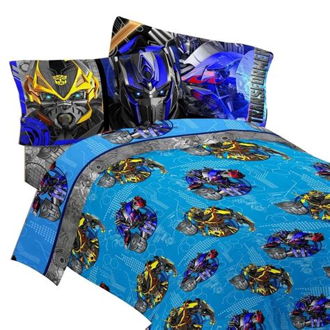 Transformers Bed Sheet Set Optimus Prime Alien Machines Bedding Twin Twin Bed Sheets Bed