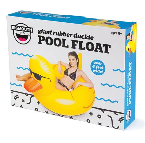 rubber ducky giant pool float at mighty ape nz