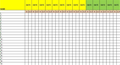 How To Create A Simple Excel Employee Attendance Tracker Sheet Part