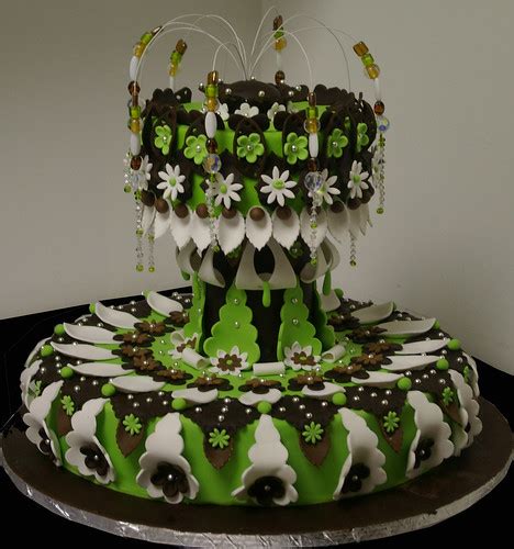 wedding cake green, vert | Lili Sweet Laval | Flickr
