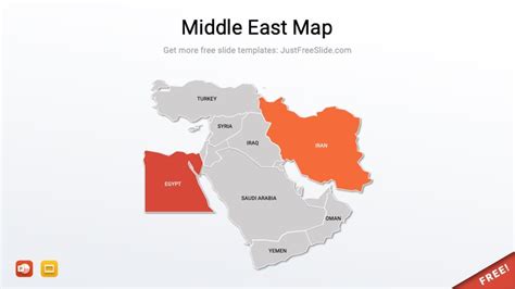 Middle East Map Powerpoint Presentation Slides Ppt Template Ph