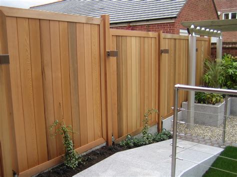 Maybe you would like to learn more about one of these? Contemporary cedar fencing panels and posts with stainless ...