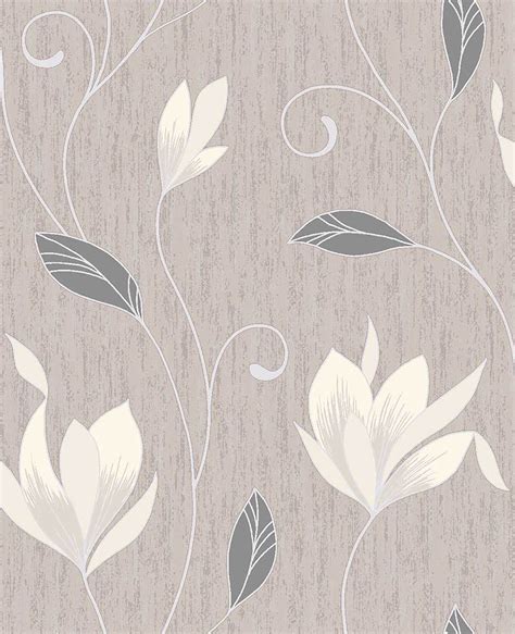 Anais Neutral Floral Trails Wallpaper The Wallpaper Guy
