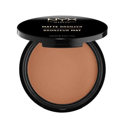 This matte finished pressed powder bronzer is perfect for that. NYX PROF. MAKEUP Matte Bronzer Medium