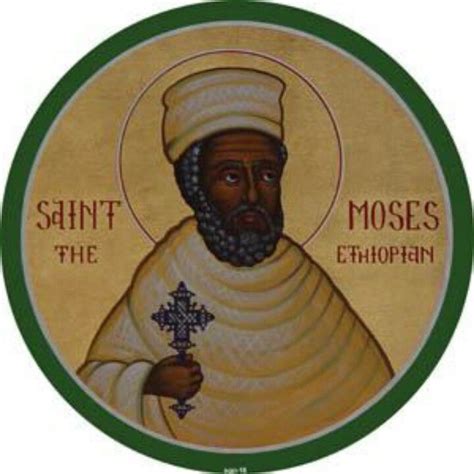 St Moses The Ethiopian Iconography Orthodox Icons Ethiopian