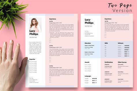 Cv examples see perfect cv samples that get jobs. Modern Resume Template + Cover for Word & Pages ...