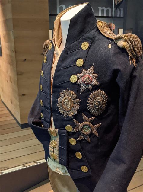 The Actual Coat Worn By Admiral Nelson At The Battle Of Trafalgar In