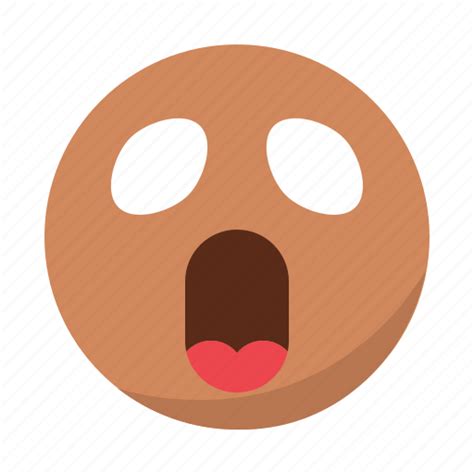 Anime Emoji Emoticon Face Shocked Surprised Icon