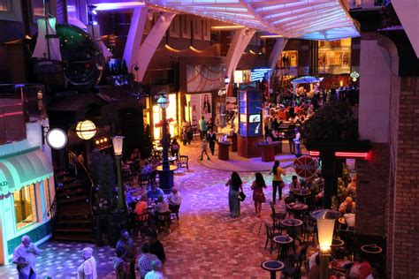 Whether it's a morning cup of coffee, a decadent the café promenade features sandwiches, pizza, pastries and ice cream. Jim Zim's Allure Of The Seas Cruise Review