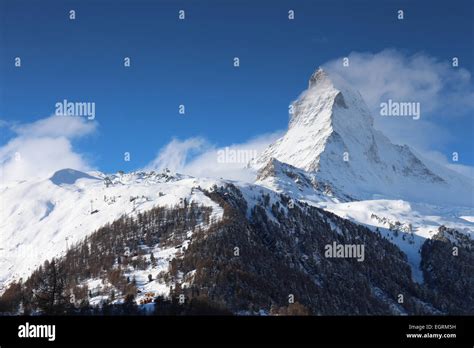 Matterhorn Zermatt Switzerland Stock Photo Alamy