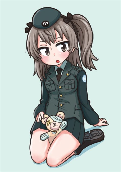 Shimada Arisu And Boko Girls Und Panzer Drawn By Kikurage Kibori