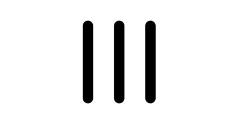 Three Line Vertical Free Vector Icon Iconbolt