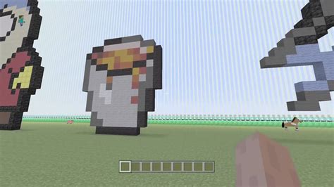 Minecraft Xbox One Edition Pixel Art Tour Youtube