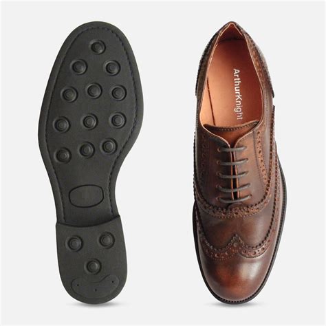 Antique Brown Oxford Brogues For Ladies