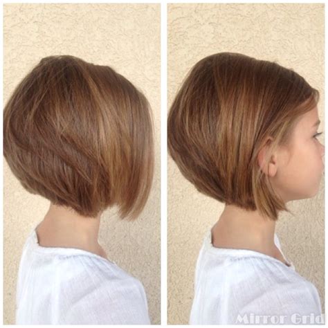 With subtle fringe at the font, it will work perfect for. Cute Short Stacked Bob Hairstyles for little girls ...