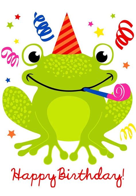 Cute Happy Birthday Frog Birthday Happy Birthday Happy Birthday Wishes