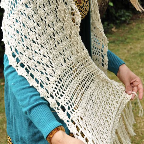 The Vintage Lace Shawl Free Crochet Pattern Hanjan Crochet