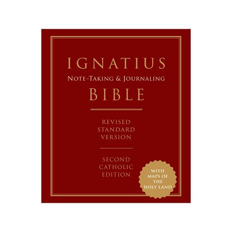 Ignatius Notetaking And Journaling Bible Rsv Ce The Catholic Company®