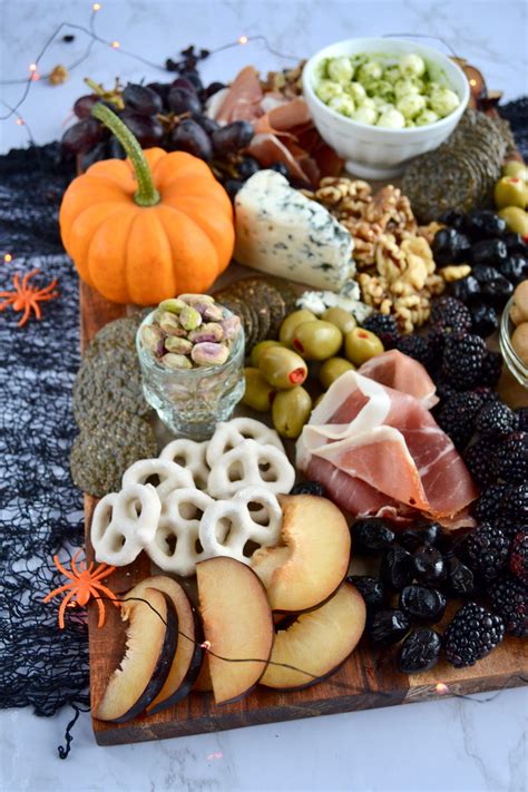 How To Make A Spooky Halloween Charcuterie Board Halloween Party Food