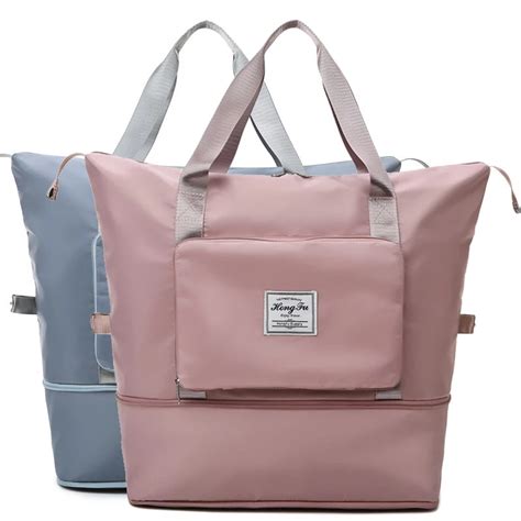 Foldable Large Capacity Storage Folding Bag Travel Bags Tote Carry On Luggage Handbag Waterproof