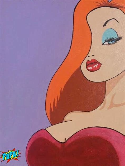 Jessica Rabbit Original Art By Papa Custom Art Is Also Available At