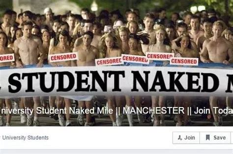 University Student Naked Mile Manchester Students Invited To Strip Off For Fun Run At Start Of