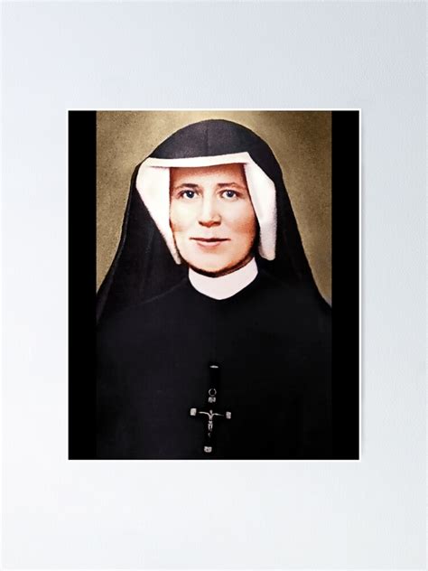 Poster Sainte Faustine Sainte Maria Faustyna Kowalska Du Saint
