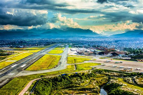 Fotos Gratis Nepal Katmandú Tribhuvan Internacional Aeropuerto Cielo Vista Panorámica