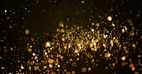 Christmas Gold Gradient Sparkle Glitter Explosion Transition Dust