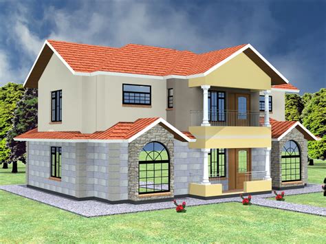 4 Bedroom Maisonette House Plans Kenya Hpd Consult