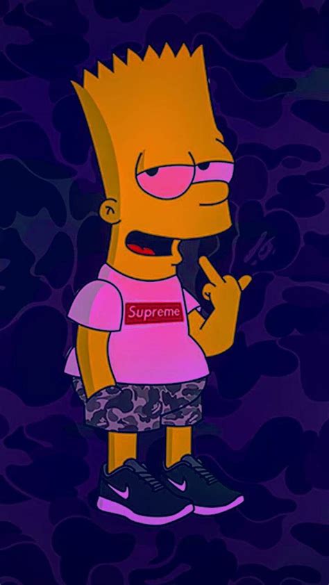 Download Bart Simpson Lock Screen Wallpaper Background For Iphone X