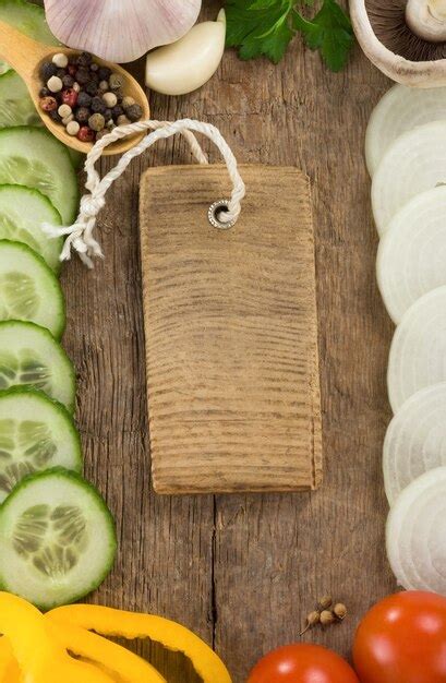 Premium Photo Healthy Vegetable Food At Wood Table Board