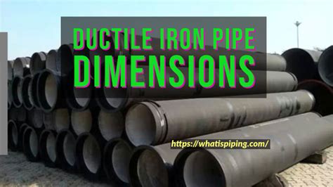 Ductile Iron Pipe Od Sizes Ductile Iron Pipe
