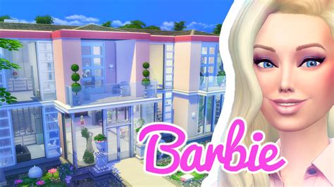 The Barbie Dreamhouse The Sims 4 Build Youtube
