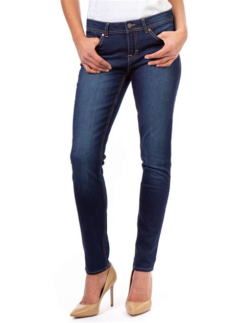 jordache women s mid rise skinny jeans
