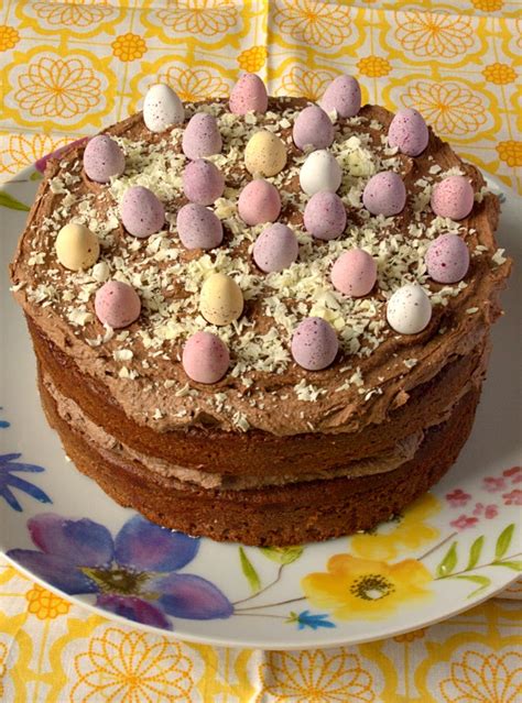 Id Much Rather Bake Than Malted Chocolate Easter Naked Cake