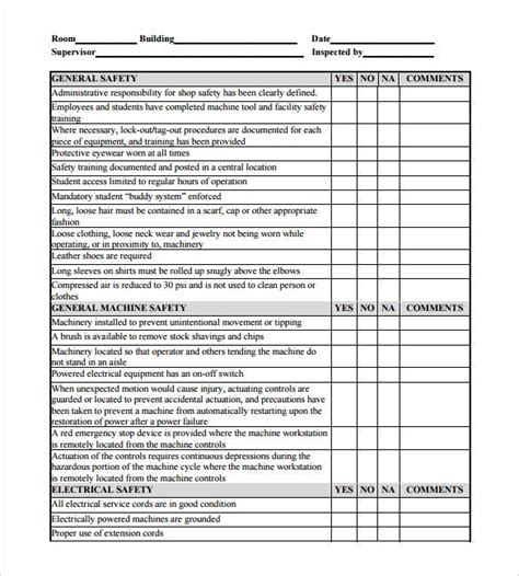 Preventative Maintenance Program Template Database