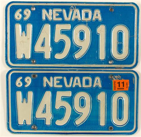 Nevada License Plates