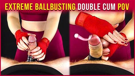 Extreme Ballbusting Double Cum Femdom Handjob Era Porno Video Pornogo Tv