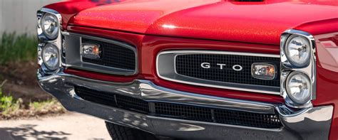 Paint The Town Red In A Restored 1966 Pontiac Gto