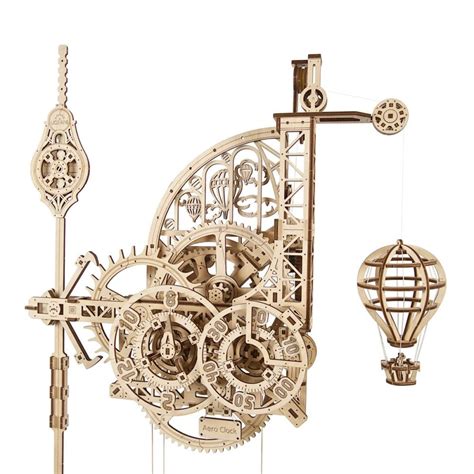 Ugears Aero Wall Clock Wooden Puzzle And Construction Kit Ugears