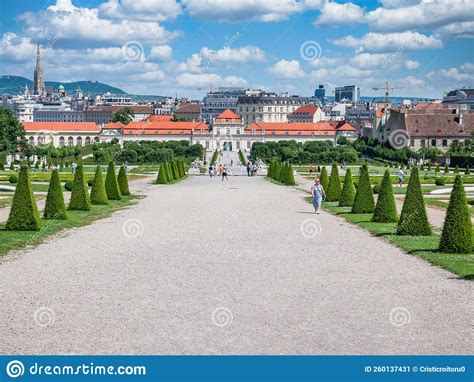 View With Lower Belvedere Palace Unteres Belvedere Built In Baroque