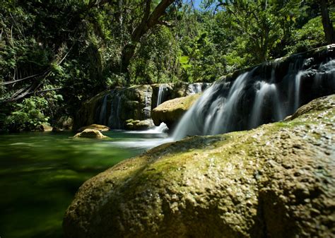 Evergreen Cascade Mele Village Vanuatu Waterfall